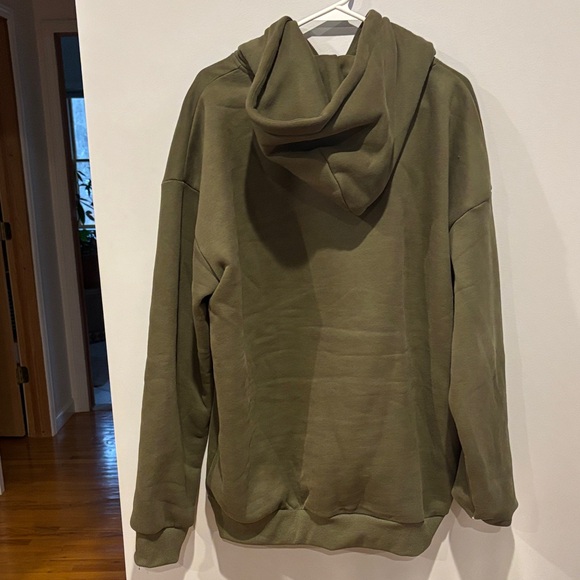 Comfrt Olive Green Unisex Hoodie - Picture 2 of 4